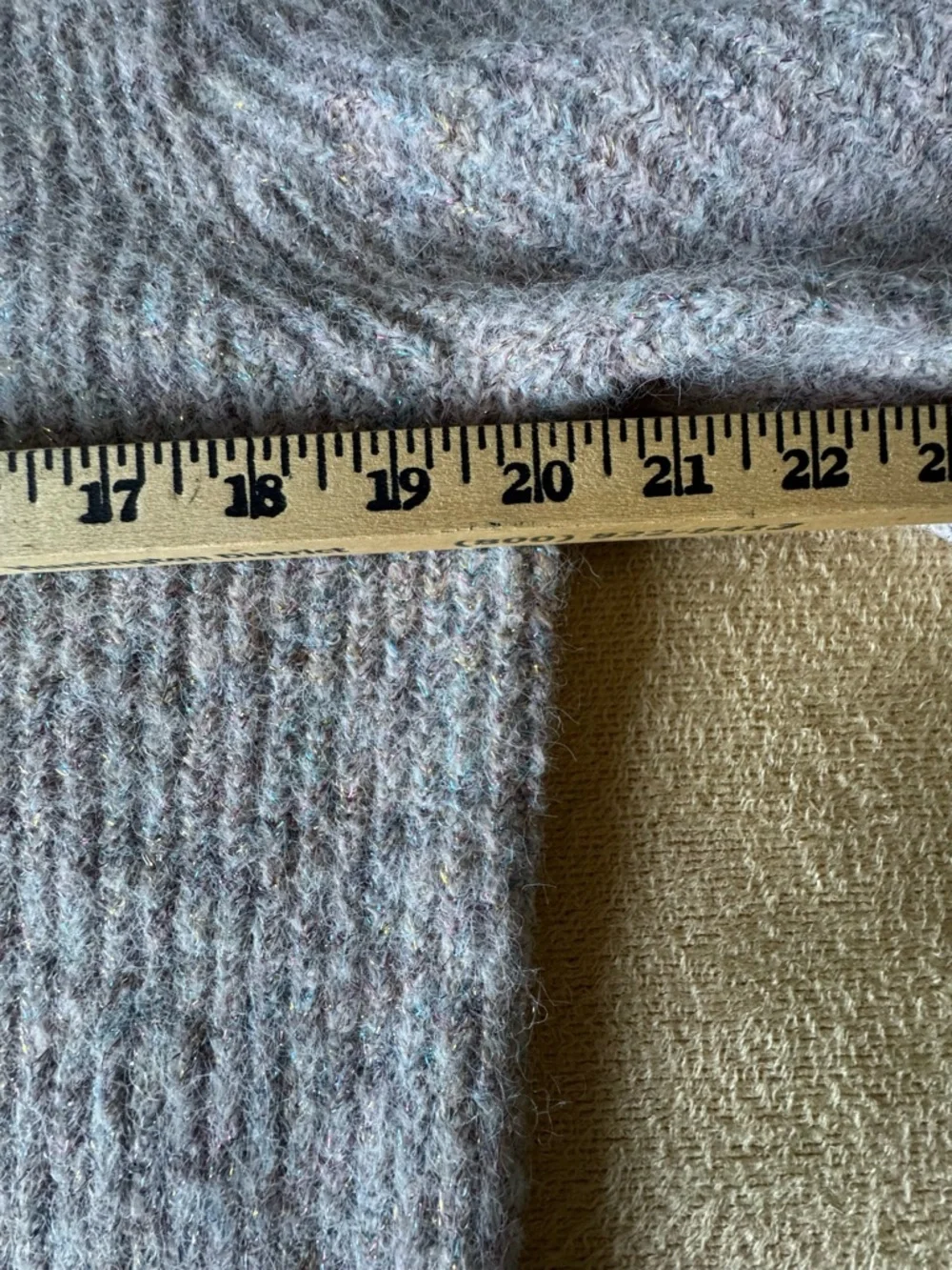 J. Crew Light Heather Crewneck Ribbed Mohair-Blend Sweater
